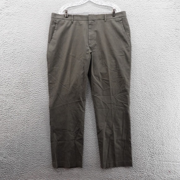 Bonobos Stretch Weekday Warrior Pants 38x30 Olive Green Mens Casual Chino - Picture 1 of 16